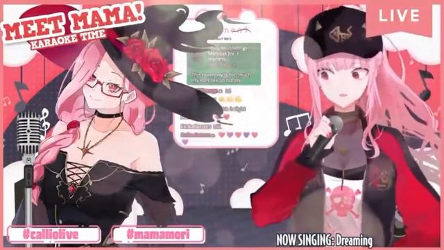 Dreaming - Cover by Calliope Mori & Mama Mori - HololiveEN - (01/05/22) смотреть онлайн