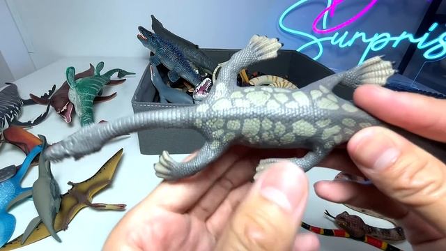 Prehistoric Reptiles Vs Modern Reptiles Mosasaurus, Pteranodon, Lizard, Snake, Alligator, Crocodile