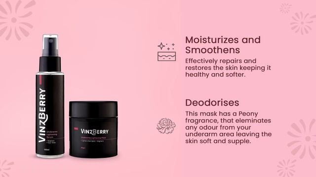 VinzBerry Underarms Lightening Combo | Underarm Lightening Mask & Underarm Lightening Serum | смотреть онлайн