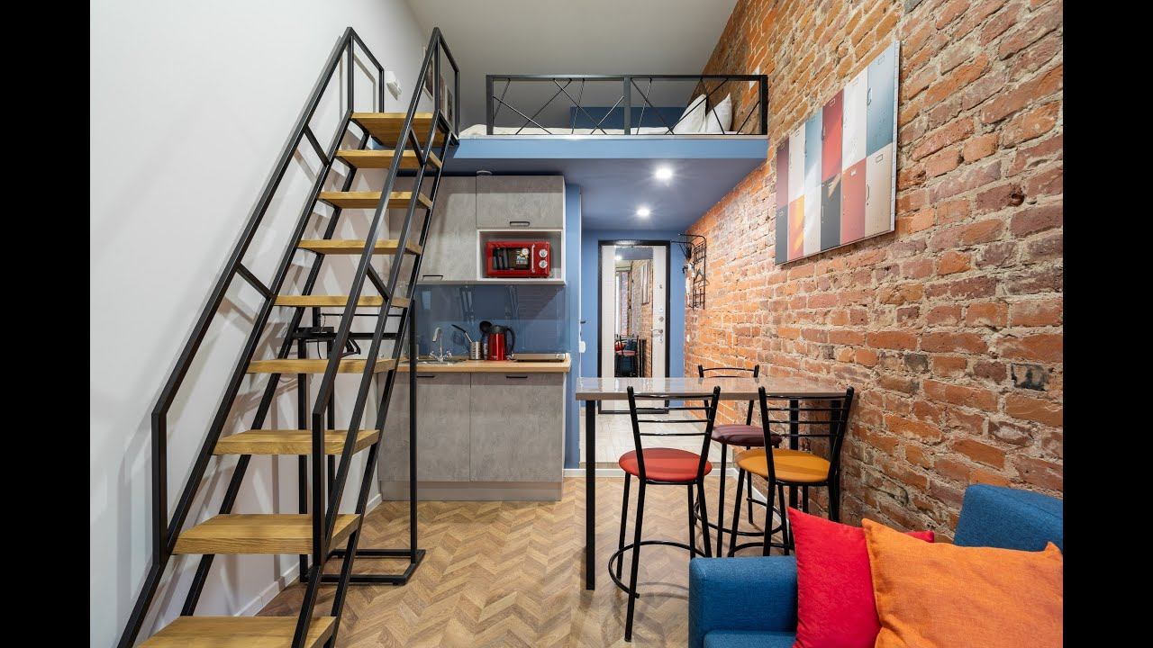 Студия 1912 на Петербургской Стороне (квартира посуточно в центре Петербурга) смотреть онлайн