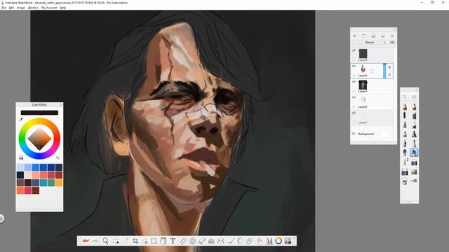 Cedric Peyravernay Study (Dishonored 2) - Full Time Lapse смотреть онлайн