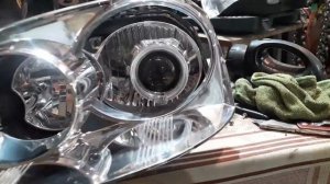 ставим линзу в фору лачетти!!!😃😃😃