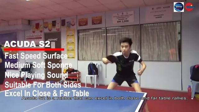 Donic Acuda S2 Short Video
