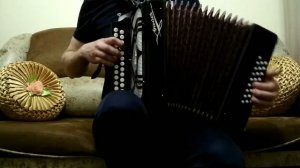 А на деревне ночь. Разбор на гармони. Цифры в описании.