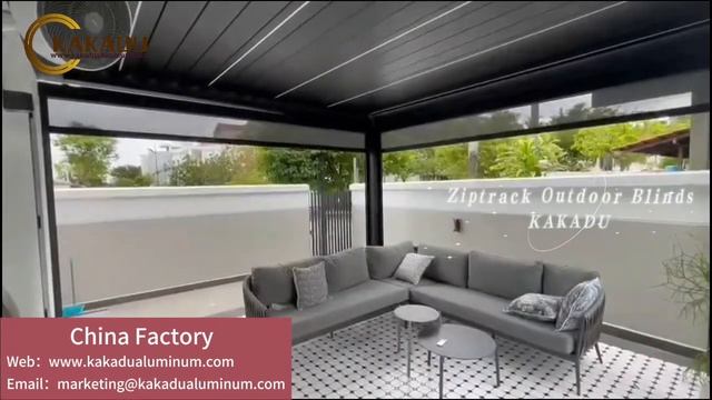 Kakadu Aluminum Zip Track Outdoor Blinds Pergola Blinds Zip Screen Outdoor Blinds смотреть онлайн
