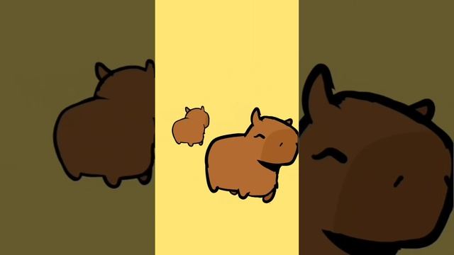 ||cute Capybara Animations||😺and Hand Reveal