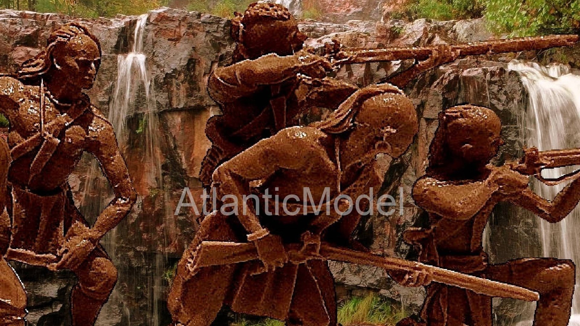 солдатики Barzso индейцы Гуроны набор 7 фигур 7 поз #7 Последний из Могикан ОРИГИНАЛ смотреть онлайн