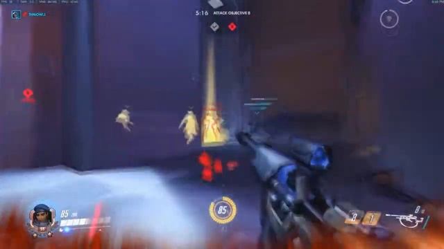 Overwatch - Short Ana Moment in a match смотреть онлайн