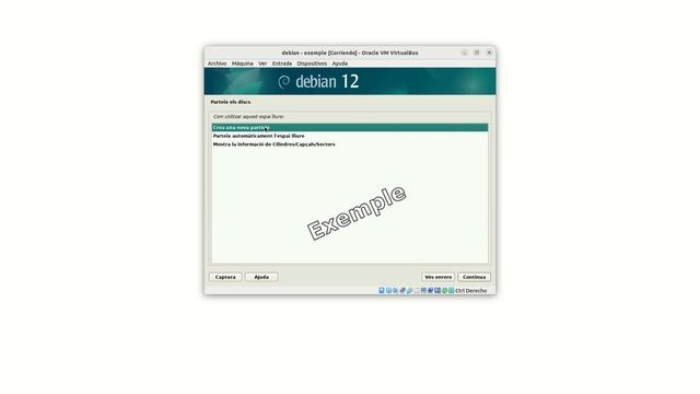 Debian 12.5.0 - Demostració d'instal·lació смотреть онлайн