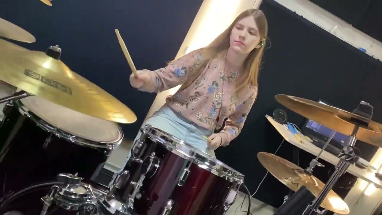 Imagine Dragons - Enemy (drum Cover By Vika)