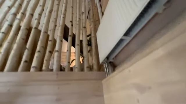 Обзор на дом из Оцилиндрованного бревна