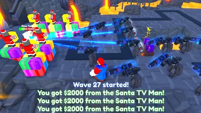 *EPIC DUO* 🔥 35 Upgraded Large Laser Cameraman VS ENDLESS MODE! 🤯 Toilet Tower Defense смотреть онлайн