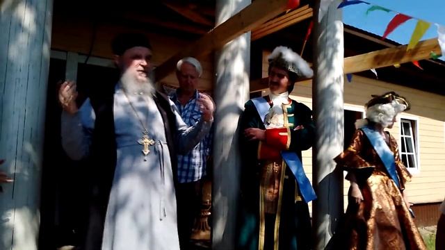XII Соминская Петровская ярмарка открытие музея исторических макетов Памятник Александру I в Сомин смотреть онлайн