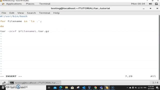 AlepSaitama-Bash Tutorial 2:Tar command using script смотреть онлайн