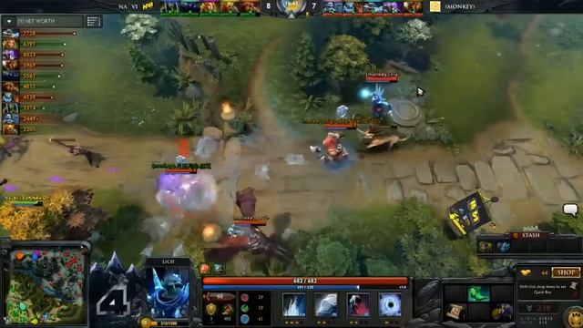 Navi vs Monkey, Русскоязычный стрим 2 игра, The Summit 4 EU Qualifiers смотреть онлайн