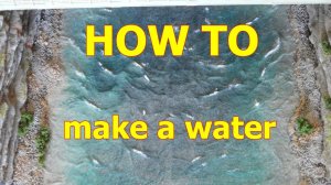 Создание воды на макете