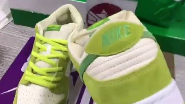 NIKE DUNK LOW PRO SB 'FRUITY PACK - GREEN APPLE' 2022 DM0807-300 kickbulk sneakers смотреть онлайн