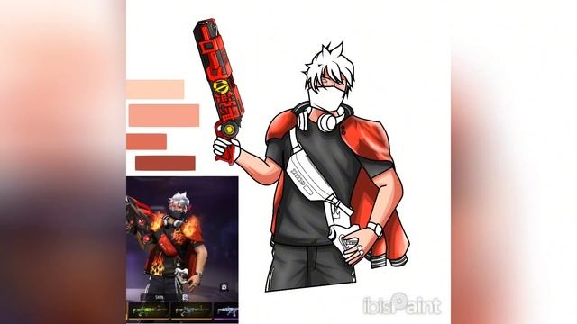 FanArt Membuat Vektor logo ff bundle Ruok efek api keren di ibis paint x смотреть онлайн