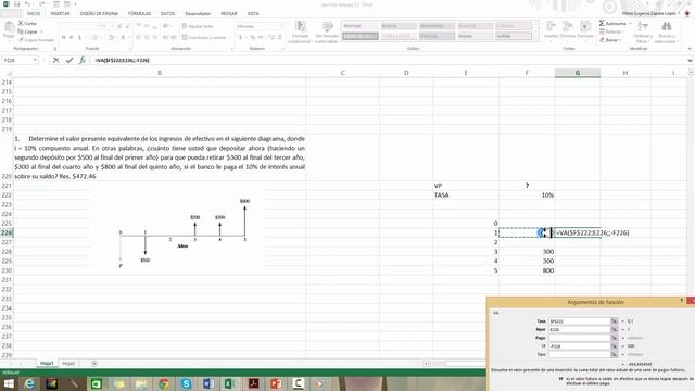 EJEMPLO 9 FINANCIERO INGECON - SERIES DE PAGOS DESIGUALES смотреть онлайн