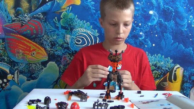 Обзор набора LEGO BIONICLE Lava beast Лава монстр 71313 смотреть онлайн
