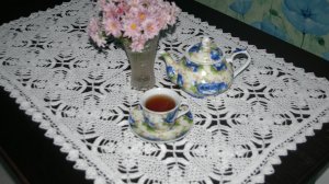Ажурная скатерть крючком. ЧАСТЬ 3. МК Марьюшка