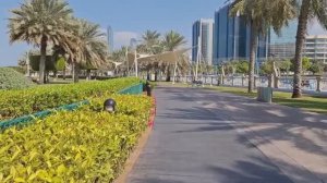 Абу Даби Янврь🌴Corniche Beache.Пляж с белым песком), и Шопинг в Абу Даби Марина