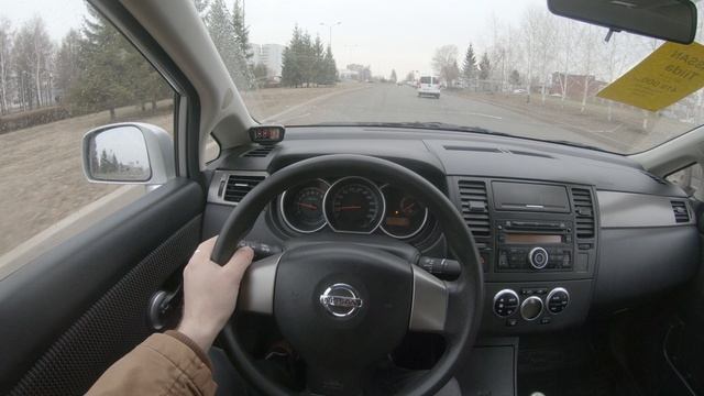 2011 Nissan Tiida POV Test Drive смотреть онлайн