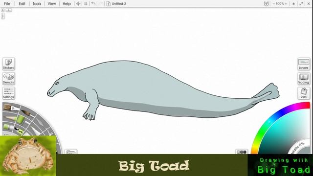 Perucetus Colossus - Newly Discovered Dinosaur - Draw and Learn the facts about this dinosaur смотреть онлайн