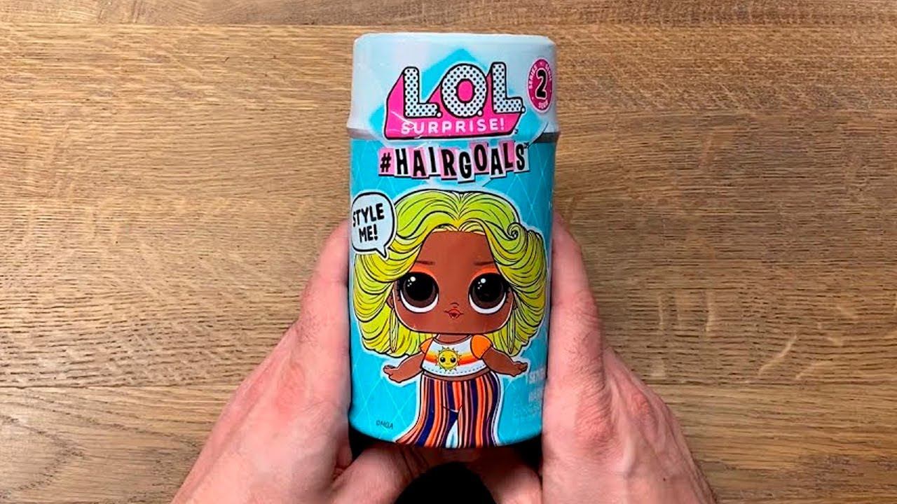 Кукла Лол с Волосами 2 серия LOL Hairgoals 2 Series распаковка