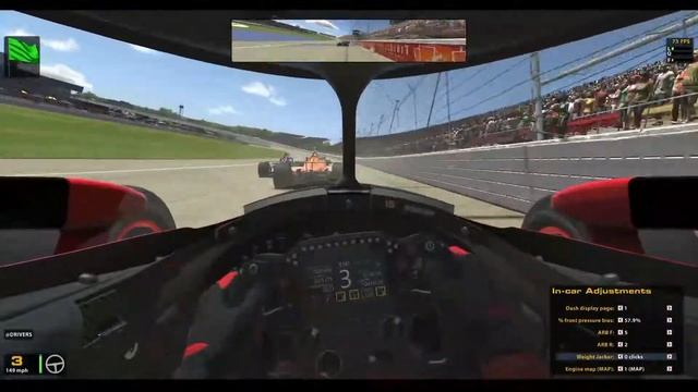 IndyCars at Michigan International Speedway - iRacing C-Class Official Race - J-Mac Plays смотреть онлайн