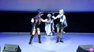 Genshin Impact - Lyney, Lynette, Arlecchino (Командное дефиле) - UNICORN 2024