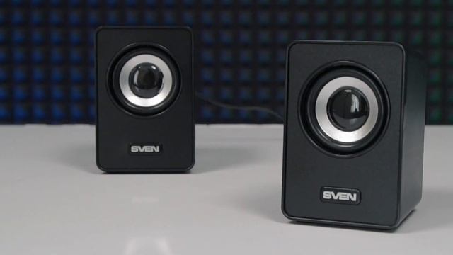 Compact speakers with cable volume control SVEN 135 смотреть онлайн