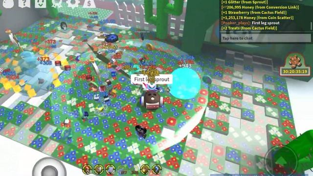 Killing a rage aphid in bee swarm simulator! смотреть онлайн
