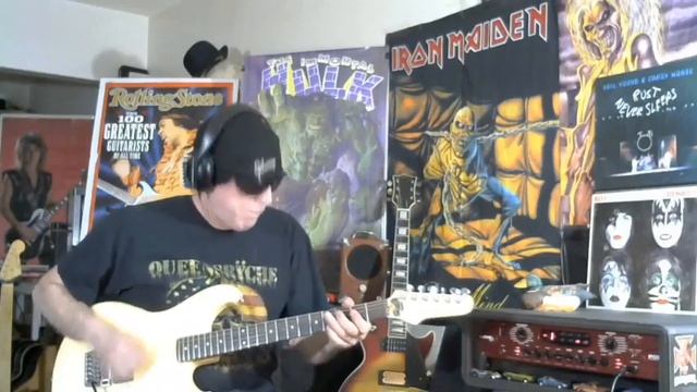 Black Sabbath - Neon Nights- Guitar Cover w/solo смотреть онлайн