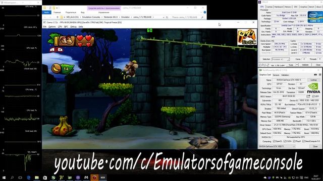 CEMU 1.7.2c Wii U Emulator - Donkey Kong Country: Tropical Freeze (2014). Ingame. Test #14 смотреть онлайн