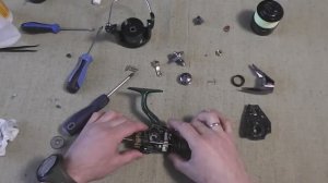 Замена паразитной шестерни на 3D. Ремонт рыболовной катушки.