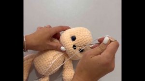 Утяжка мордочки зайчика