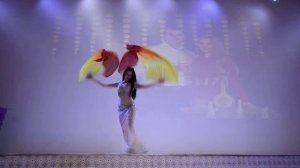 Танец с веерами Belly dance show by Elena Lagovskaya