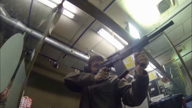 SAIGA 12k with 20 round drum mag смотреть онлайн