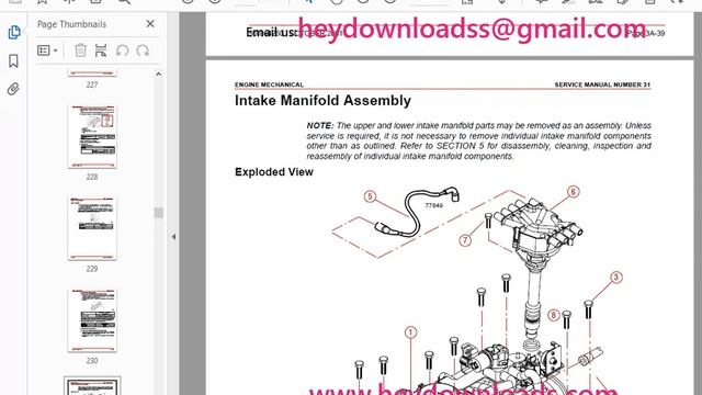 Mercury Mercruiser No 31 5.0L/5.7L/6.2L MPI GASOLINE ENGINE Service Manual - PDF DOWNLOAD