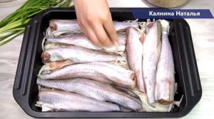 Минтай в духовке