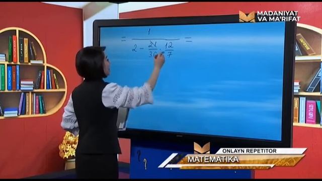 «Onlayn repetitor» | Математика фанидан навбатдаги тестларни биргаликда ечамиз [04.05.2021] смотреть онлайн