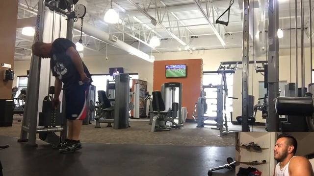 Chest/Abs training and Q.C./Anytime fitness review смотреть онлайн