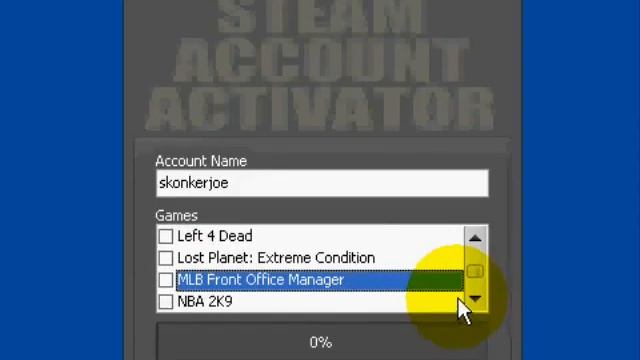Steam Account Activator Add All games смотреть онлайн