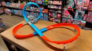 Трек Хот Вилс Скоростная Восьмерка - Hot Wheels Figure 8 Raceway распаковка обзор