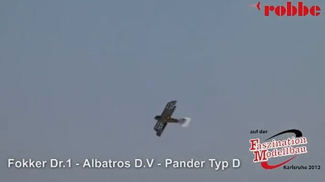 Verspaget Modelbouw Eindhoven Robbe Fokker Dr 1, Albatros DV und Pander D смотреть онлайн