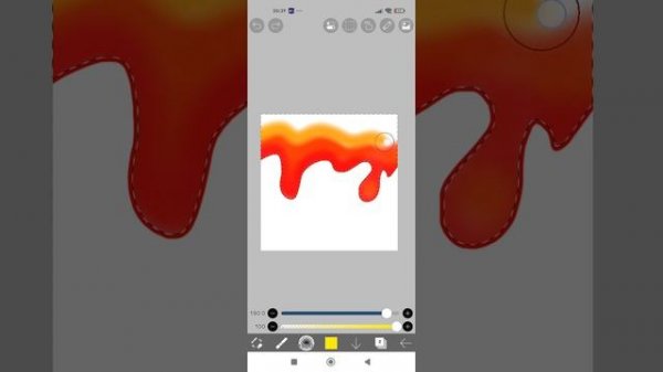 рисуем рисунок в ibis paint X