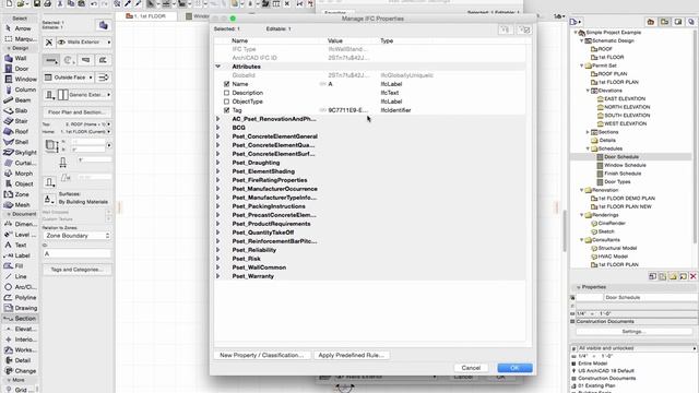 ArchiCAD Tutorial | Generate Specifications & Optimize Annotation using IFC Data Fields | Part 1 смотреть онлайн