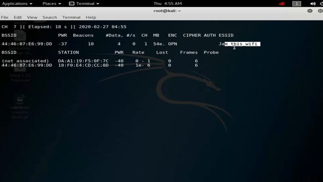WIFI Jamming Using Kali Linux смотреть онлайн