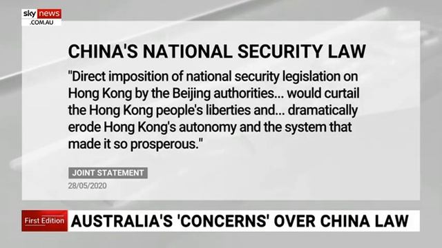 China's national security law will 'erode Hong Kong's autonomy' смотреть онлайн